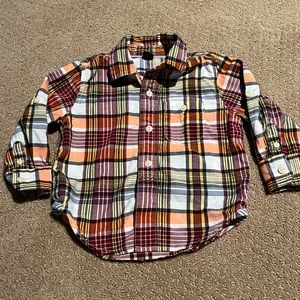 Baby Gap boys button down long sleeve shirt. Size 18-24 months. Worn twice.
